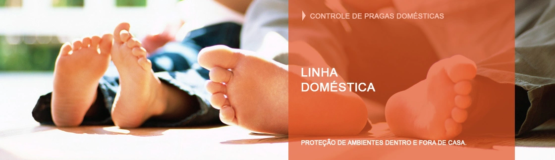 Banner com a frase linha domestica